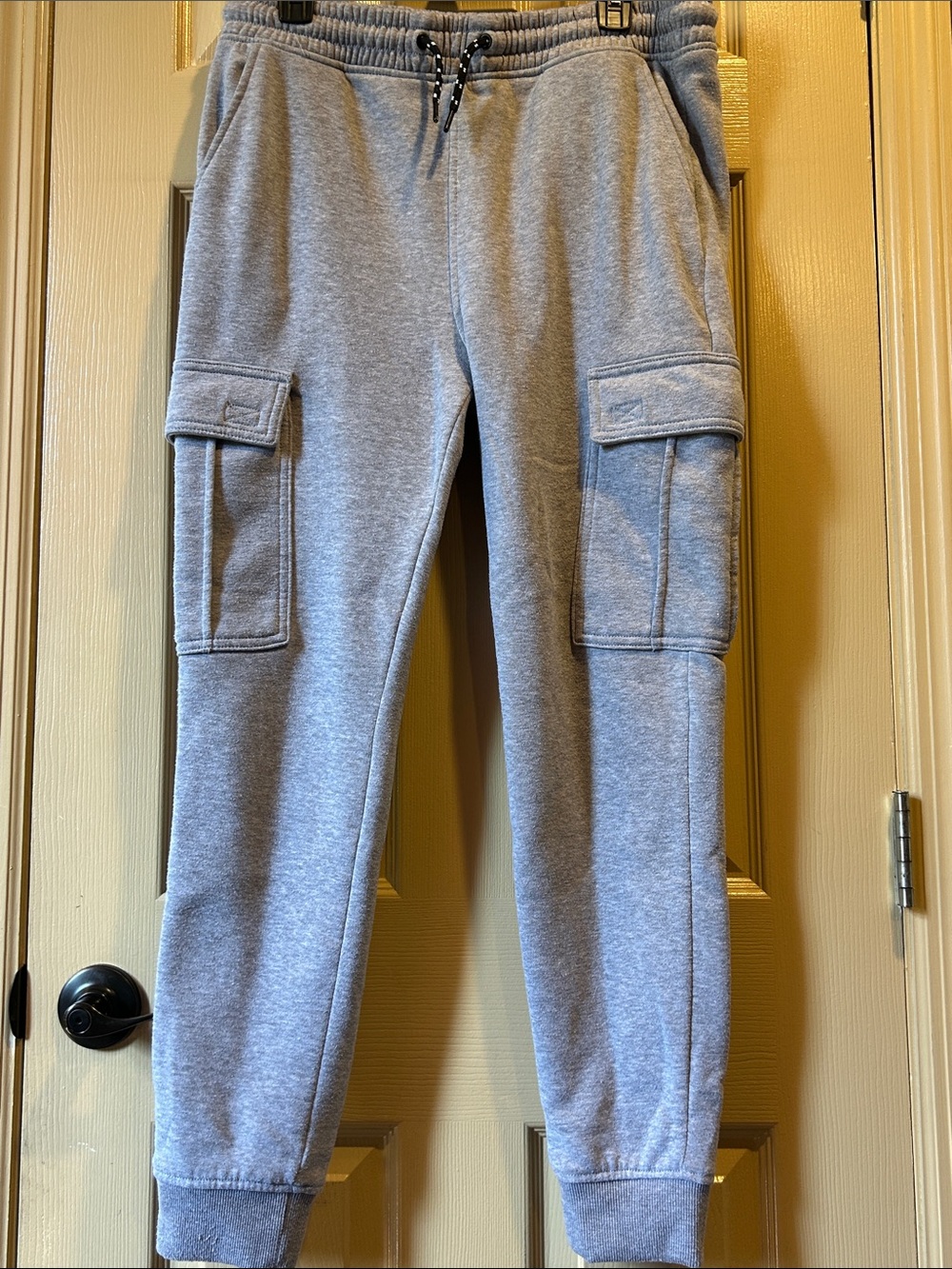 Light Gray Cargo Jogger Sweatpants